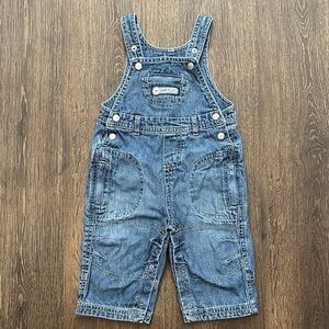 Faded Glory Baby Vintage Blue Denim Overalls